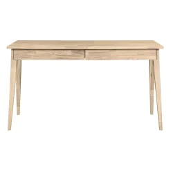 Bureau console en bois massif de chêne Berg - NordicStory