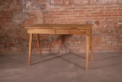 Bureau console en bois massif de chêne Berg - NordicStory
