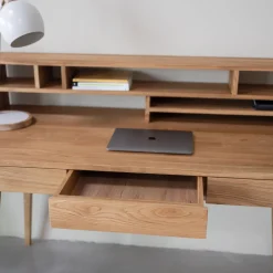 Bureau en bois massif de chêne Malmo 2 - VESKOR