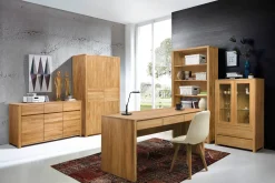 Bureau en bois massif de chêne Elsa - NordicStory