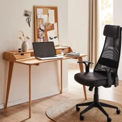 Bureau en bois massif de chêne Ana - NordicStory