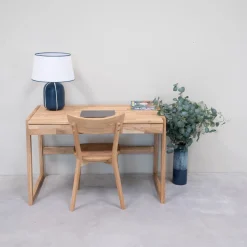 Bureau en bois massif de chêne Eric - NordicStory