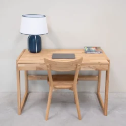 Bureau en bois massif de chêne Eric - NordicStory