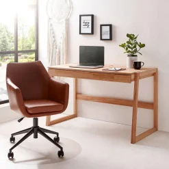 Bureau en bois massif de chêne Eric - NordicStory