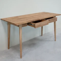 Bureau en bois massif de chêne Escandi 1 - NordicStory