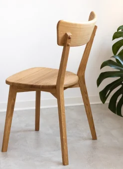 Chaise de salle à manger en bois massif de chêne Diana – Lot de 2 ou 4 chaises - NordicStory