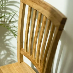 Chaise de salle à manger en bois massif de chêne Provence – Lot de 2 ou 4 chaises - NordicStory