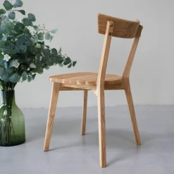 Chaise en bois massif de chêne Victoria - Lot de 2 ou 4 chaises. - VESKOR