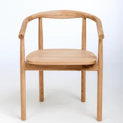 Chaise en bois massif de chêne Léa - Lot de 2 ou 4 chaises - VESKOR