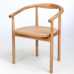 Chaise en bois massif de chêne Léa - Lot de 2 ou 4 chaises - VESKOR