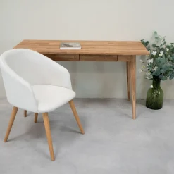 Chaise en bois massif de chêne Ana, revêtement - VESKOR