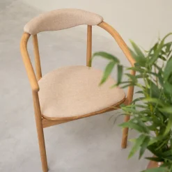 Chaise en bois massif de chêne Lord, revêtement - Lot de 2 ou 4 chaises - NordicStory