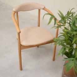 Chaise en bois massif de chêne Lord, revêtement - Lot de 2 ou 4 chaises - NordicStory