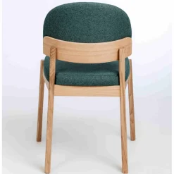 Chaise en bois massif de chêne Astrid, revêtement - Lot de 2 ou 4 chaises - VESKOR
