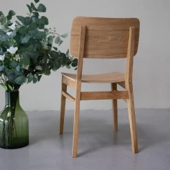 Chaise en bois massif de chêne Kodama - Lot de 2 ou 4 chaises - VESKOR