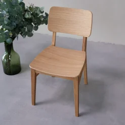 Chaise en bois massif de chêne Kodama - Lot de 2 ou 4 chaises - VESKOR