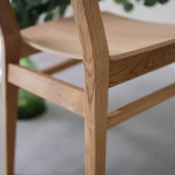 Chaise en bois massif de chêne Kodama - Lot de 2 ou 4 chaises - VESKOR