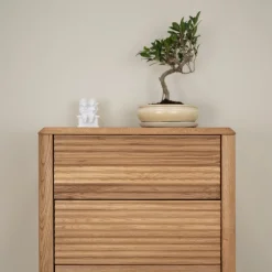 Chiffonnier en bois massif de chêne Oxford 5.1 - NordicStory