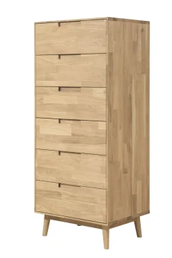 Chiffonnier en bois massif de chêne Escandi 6 - NordicStory