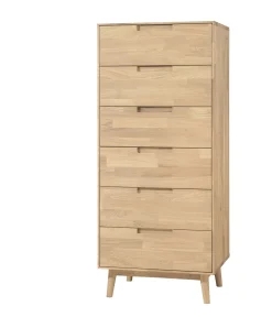 Chiffonnier en bois massif de chêne Escandi 6 - NordicStory