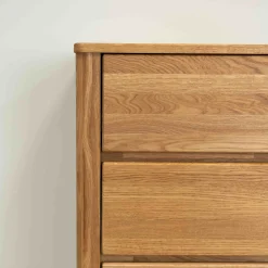 Chiffonnier en bois massif de chêne Elsa 5 - NordicStory