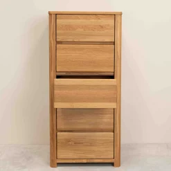 Chiffonnier en bois massif de chêne Elsa 5 - NordicStory