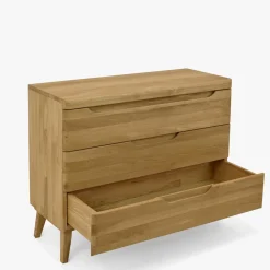 Commode en bois massif de chêne Milan - NordicStory
