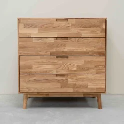 Commode en bois massif de chêne Escandi 1 - NordicStory