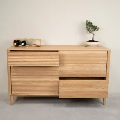 Commode en bois massif de chêne Oxford 6.2 - NordicStory