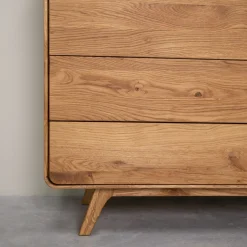 Commode en bois massif de chêne Genève 3 - NordicStory