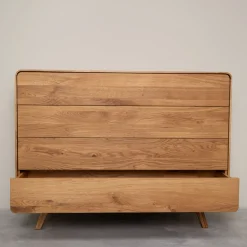 Commode en bois massif de chêne Genève 3 - NordicStory