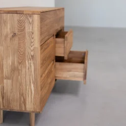 Commode en bois massif de chêne AMANDI 4 - VESKOR