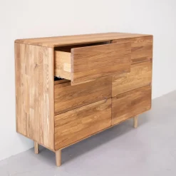 Commode en bois massif de chêne AMANDI 4 - VESKOR