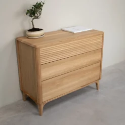 Commode en bois massif de chêne Oxford 3.1 - NordicStory