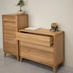 Commode en bois massif de chêne Oxford 3.1 - NordicStory