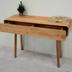 Console coiffeuse en bois massif de chêne Genève - NordicStory