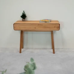 Console coiffeuse en bois massif de chêne Genève - NordicStory