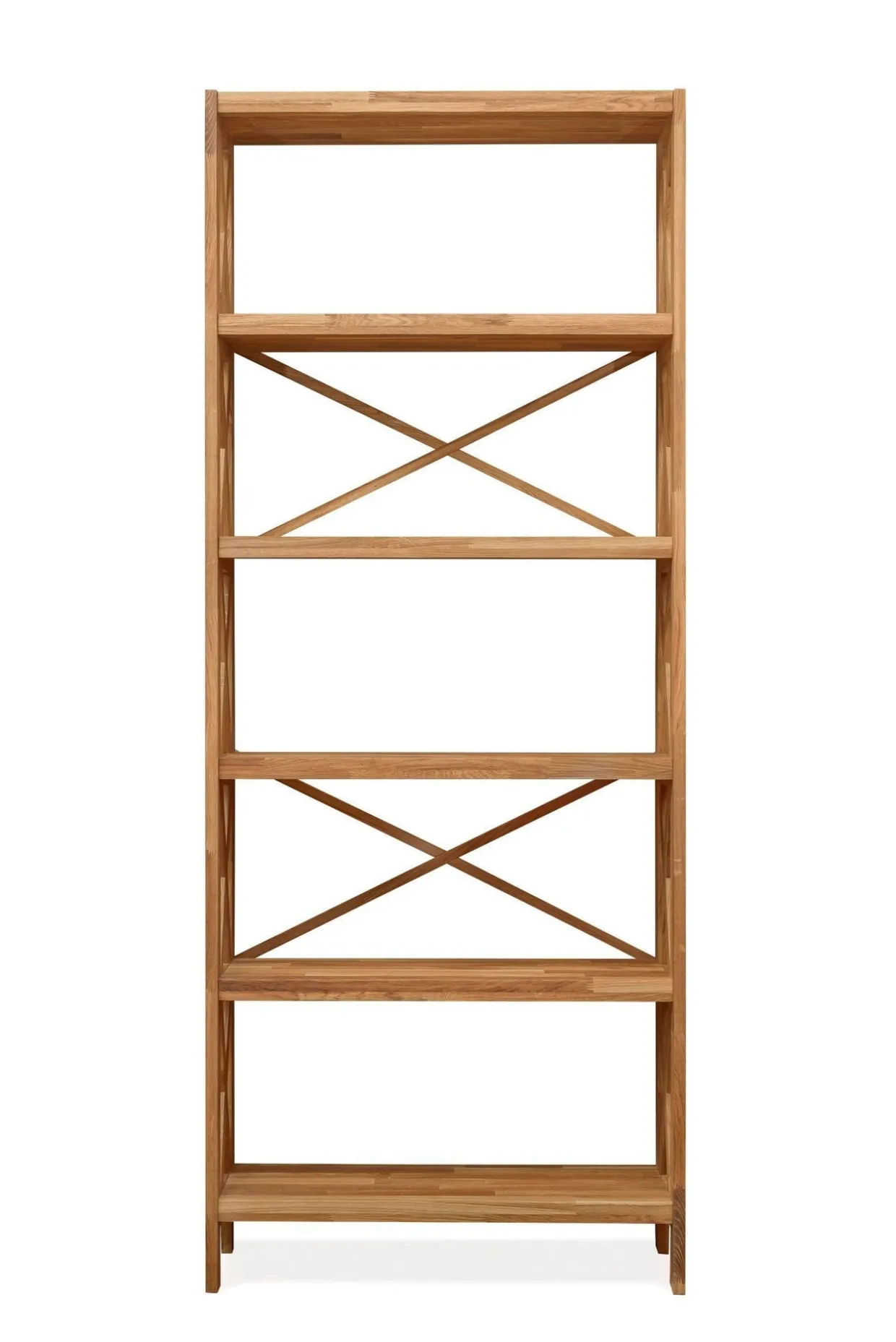 Etagère bibliothèque en bois massif de chêne Royal – NordicStory