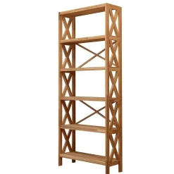 Etagère bibliothèque en bois massif de chêne Royal – NordicStory