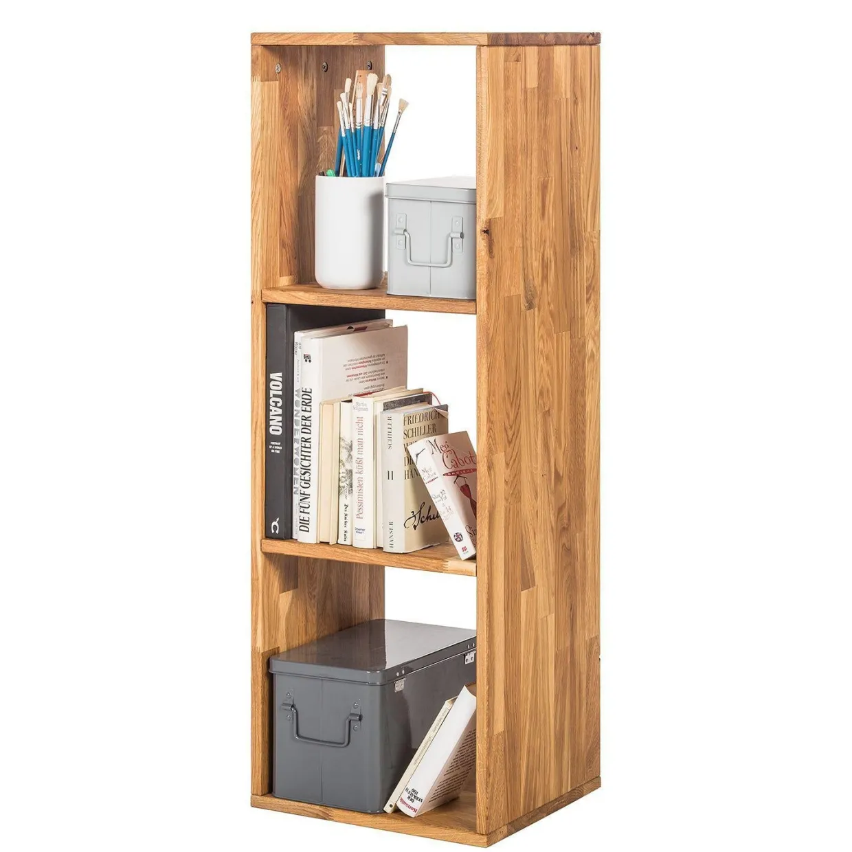 Etagère bibliothèque en bois massif de chêne Régal 3 - NordicStory