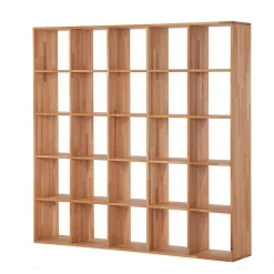 Etagère bibliothèque en bois massif de chêne Régal 5x5 - NordicStory