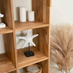 Etagère bibliothèque en bois massif de chêne Régal 10 - NordicStory