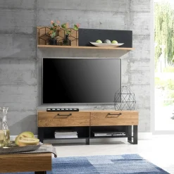Etagère murale en bois de chêne Mozaik 34 - LoftStory