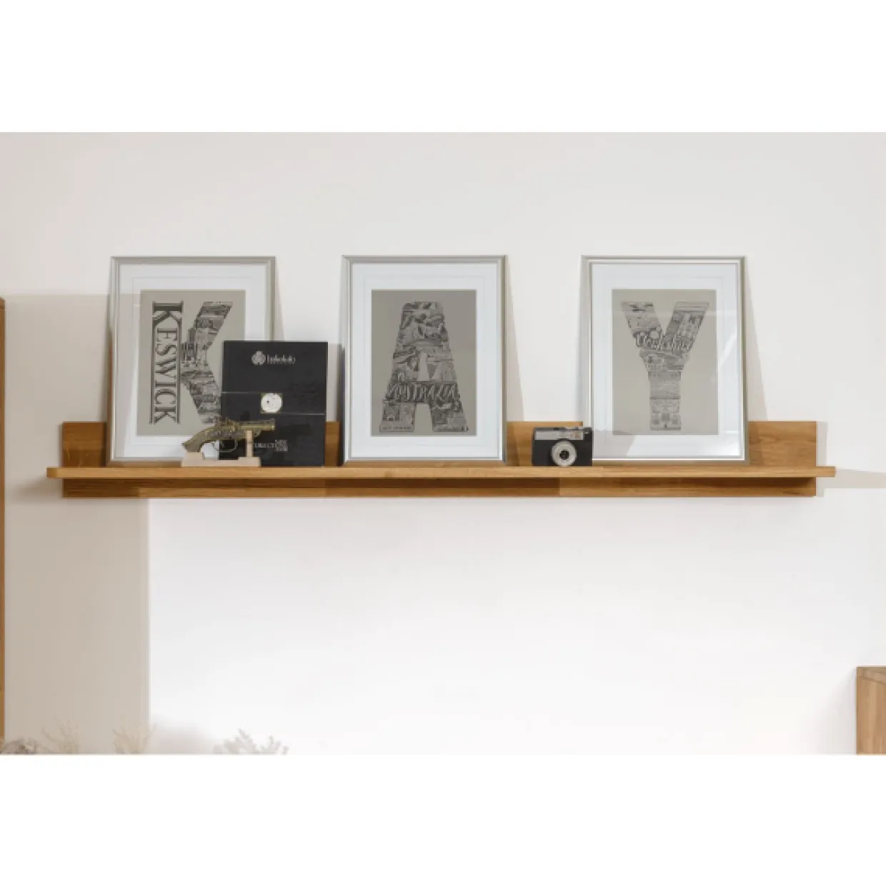 Etagère murale en bois massif de chêne Moritz - NordicStory