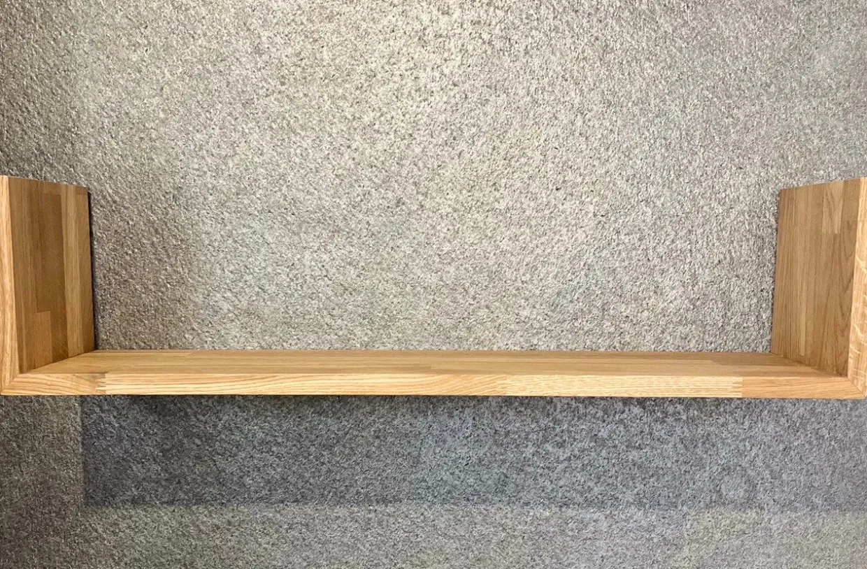 Etagère murale en bois massif de chêne Malmo 1 - VESKOR