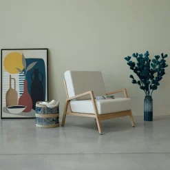 Fauteuil en bois massif de chêne Suède - VESKOR