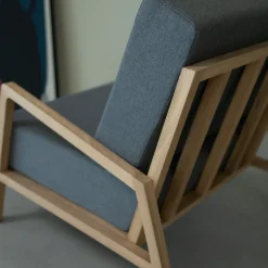 Fauteuil en bois massif de chêne Suède - VESKOR