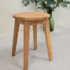 Lot de 2 ou 4 tabourets en bois massif de chêne Diana - NordicStory
