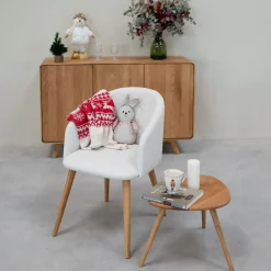 Lot de 3 tables basses gigognes en chêne massif Genève - NordicStory