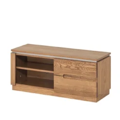 Meuble TV en bois de chêne Monténégro 24 - LoftStory
